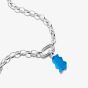 THOMAS SABO Charm Club Connect Silver Blue Haribo Bear Charm CC1275-017-1