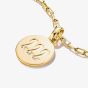 THOMAS SABO Charm Club Connect Gold Plated 222 Angel Number Charm CC1249-414-14