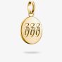 THOMAS SABO Charm Club Connect Gold Plated 555 Angel Number Charm CC1252-414-14