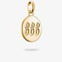 THOMAS SABO Charm Club Connect Gold Plated 888 Angel Number Charm CC1255-414-14