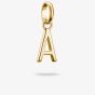 THOMAS SABO Charm Club Connect Gold Plated Letter A Charm CC1207-413-39