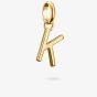 THOMAS SABO Charm Club Connect Gold Plated Letter K Charm CC1217-413-39