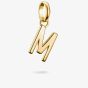 THOMAS SABO Charm Club Connect Gold Plated Letter M Charm CC1219-413-39