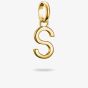 THOMAS SABO Charm Club Connect Gold Plated Letter S Charm CC1225-413-39