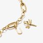 THOMAS SABO Charm Club Connect Gold Plated Letter U Charm CC1227-413-39
