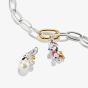 THOMAS SABO Charm Club Connect Peanuts Original Christmas Snoopy & Woodstock Charm CC1307-427-7