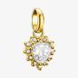 THOMAS SABO 18ct Yellow Gold Plated Heart Cut Cubic Zirconia Charm CC1279-M01-14