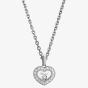 Chopard Happy Diamonds 18ct White Gold Heart Necklace 79A054-1201