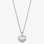 Chopard Happy Diamonds 18ct White Gold Heart Necklace 79A611-1001