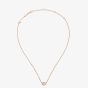 Chopard Happy Hearts 18ct Rose Gold Diamond Necklace 81A054-5001