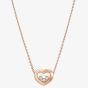 Chopard Happy Diamonds Icons 18ct Rose Gold Heart Necklace 81A611-5001