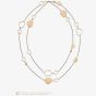 Chopard Happy Hearts Golden Hearts 18ct Rose Gold Two Row Necklace 81A007-5021