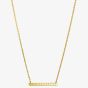 Chopard Ladies Ice Cube 18ct Yellow Gold Cube Bar Necklace 817702-0001