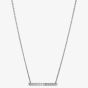 Chopard Ladies Ice Cube 18ct White Gold Half Set Diamond Cube Bar Necklace 817702-1002