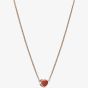 Chopard Ladies My Happy Hearts 18ct Rose Gold Carnelian Necklace 81A086-5801