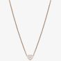 Chopard Ladies My Happy Hearts 18ct Rose Gold Mother-Of-Pearl Necklace 81A086-5301