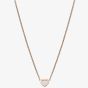 Chopard Ladies My Happy Hearts 18ct Rose Gold Mother-Of-Pearl Necklace 81A086-5301