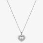 Chopard Happy Diamonds Icons Joaillerie 18ct White Gold 0.64ct Heart Necklace 79A616-1001