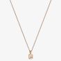 Chopard Happy Diamonds Icons 18ct Rose Gold 0.05ct Brilliant Cut Diamond Necklace 79A114-5001