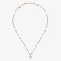 Chopard Happy Diamonds Icons 18ct Rose Gold 0.05ct Brilliant Cut Diamond Necklace 79A114-5001