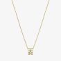 Chopard Ice Cube 18ct Yellow Gold Diamond Barrel Necklace 797005-0003
