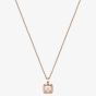 Chopard Happy Diamonds Icons 18ct Rose Gold 0.15ct Brilliant Cut Diamond Necklace 79A115-5001