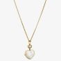 Chopard Happy Hearts 18ct Yellow Gold Mother Of Pearl & 0.05ct Brilliant Cut Diamond Necklace 797482-0301