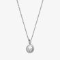 Chopard Happy Diamonds 18ct White Gold Icon Diamond Round Pendant Necklace 79A018-1001
