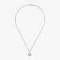 Chopard Happy Diamonds 18ct White Gold Icon Diamond Round Pendant Necklace 79A018-1001