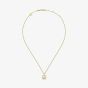 Chopard Happy Diamonds Icons 18ct Yellow Gold Diamond Square Pendant Necklace 79A115-0001