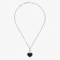 Chopard Happy Hearts 18ct White Gold Aventurine & Diamond Heart Pendant Necklace 79A074-1510