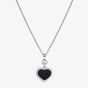 Chopard Happy Hearts 18ct White Gold Aventurine & Diamond Heart Pendant Necklace 79A074-1510