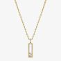 Chopard Happy Diamonds Icons 18ct Yellow Gold Diamond Large Bar Pendant 79A202-0001