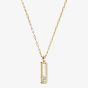 Chopard Happy Diamonds Icons 18ct Yellow Gold Diamond Large Bar Pendant 79A202-0001