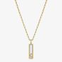 Chopard Happy Diamonds Icons 18ct Yellow Gold Diamond Large Bar Pendant 79A202-0001