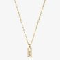 Chopard Happy Diamonds Icons 18ct Yellow Gold Diamond Small Bar Pendant 79A201-0001