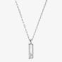 Chopard Happy Diamonds Icons 18ct White Gold Diamond Pave Large Bar Pendant 79A202-1201