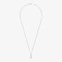 Chopard Happy Diamonds Icons 18ct White Gold Diamond Pave Large Bar Pendant 79A202-1201