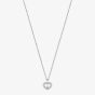 Chopard Happy Diamonds Icons 18ct White Gold Diamond Pave Heart Pendant 81A192-1201