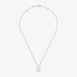 Chopard Happy Diamonds Icons 18ct White Gold Diamond Circle Pendant 81A191-1001