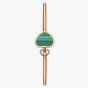 Chopard Happy Hearts 18ct Rose Gold Malachite Heart Bangle 857482-5106 (M)
