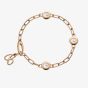 Chopard Happy Diamonds Icons 18ct Rose Gold Diamond Link Bracelet 85A117-5010