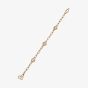 Chopard Happy Diamonds Icons 18ct Rose Gold Diamond Link Bracelet 85A117-5010