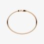 Chopard Happy Hearts 18ct Rose Gold Black Aventurine Heart Diamond Bangle 857482-5513 (M)