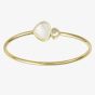 Chopard Happy Hearts 18ct Yellow Gold Mother Of Pearl Heart Diamonds Bangle 857482-0303