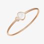 Chopard Happy Hearts 18ct Rose Gold Pearl Heart Bangle 857482-5304B