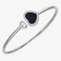 Chopard Happy Hearts 18ct White Gold Aventurine & Diamond Bangle 85A074-1510