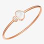 Chopard Happy Hearts 18ct Rose Gold & Mother of Pearl Bangle 857482-5304