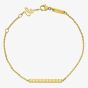Chopard Ladies Ice Cube 18ct Yellow Gold Cube Bar Bracelet 857702-0001