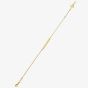 Chopard Ladies Ice Cube 18ct Yellow Gold Cube Bar Bracelet 857702-0001